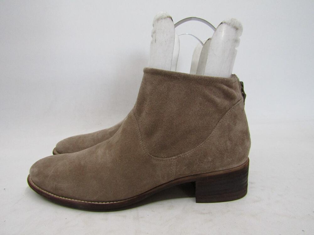 PAUL GREEN Womens Size 6.5 UK / 9 US Brown Suede Zip Ankle Boots Bootie